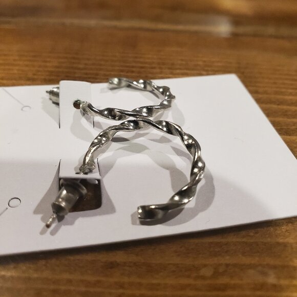 Silver Earrings 0013 - Picture 4 of 4